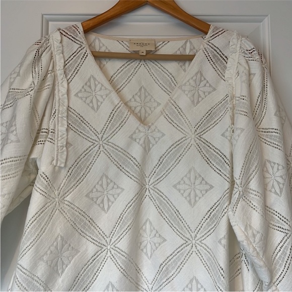 Sezane Lauren Blouse with Geometric Pattern - Picture 7 of 7